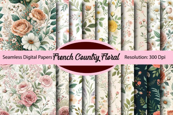 Bringing the Charm of French Country Floral Digital Paper to Your Creative Projects