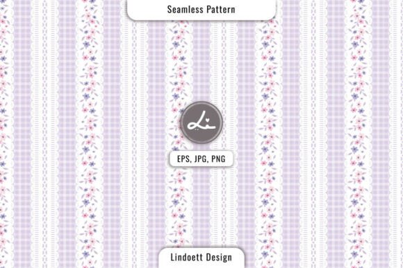 Elevate Designs with Delicate Lavender Stripes