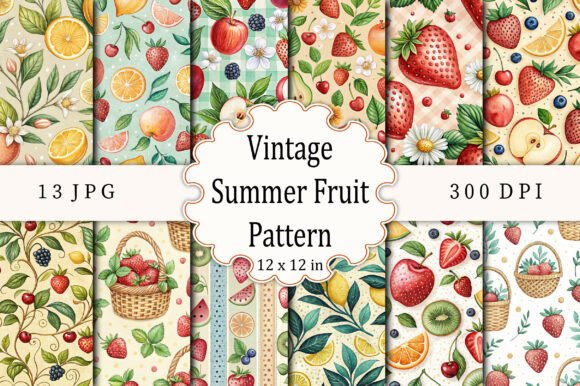 Embracing Nostalgia: The Complete Guide to Vintage Summer Fruit Patterns