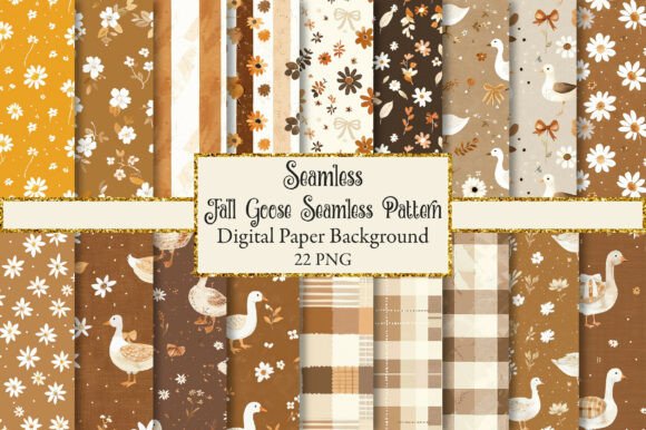 Evaluating the Fall Goose Seamless Pattern for Seasonal Design Projects