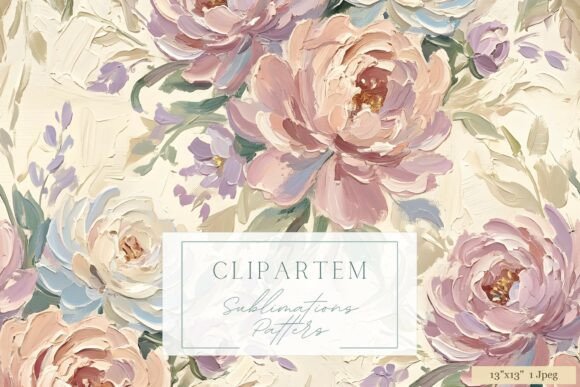 Evaluating the Oil Painted Peony Floral Seamless Pattern for Creative Projects