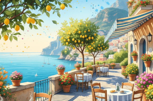 Integrating Mediterranean Coastal Café Watercolor Co into Your Creative and Business Workflows