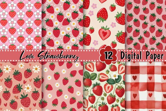 Love Strawberry Digital Paper: A Creative Guide