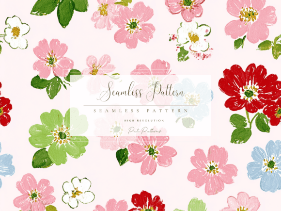 Spring Bloom Seamless Floral Pattern PNG: A Versatile Resource for Seasonal Design