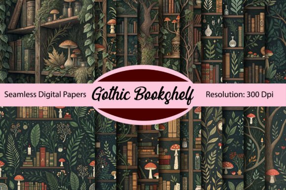 Unlocking Atmosphere: A Practical Guide to Gothic Bookshelf Seamless Digital Paper