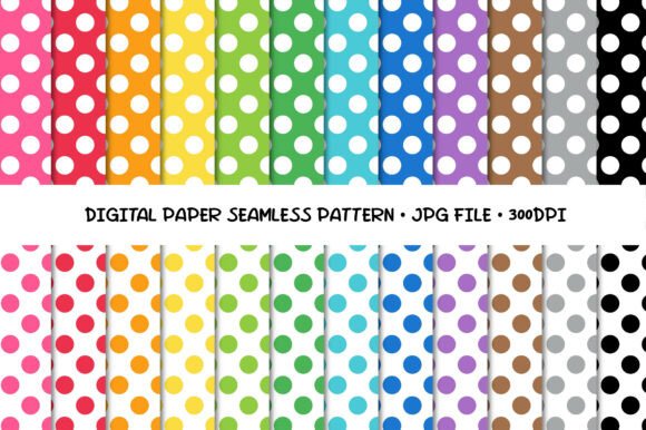 Unlocking Creative Potential with High-Resolution Seamless Polka Dot Digital Paper