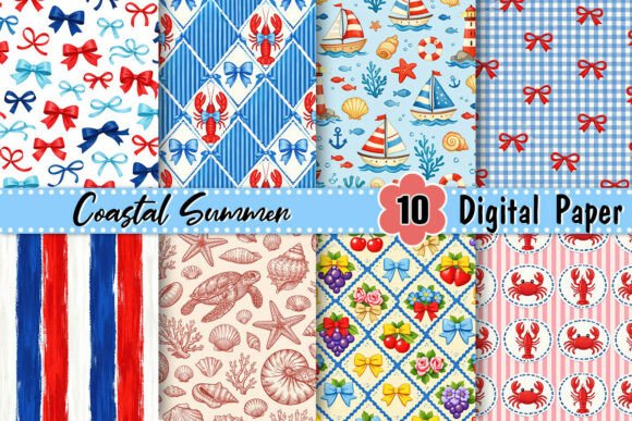 Unlocking Summer Creativity: A Guide to Coquette Coastal Digital Papers