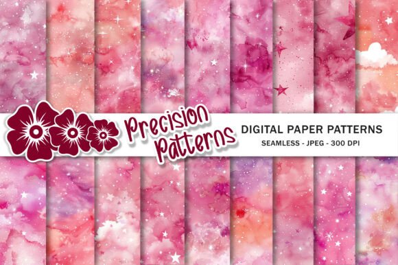 Unlocking the Magic of a Watercolor Dreamy Soft Pink Star Pattern for Your Next Creative Project
