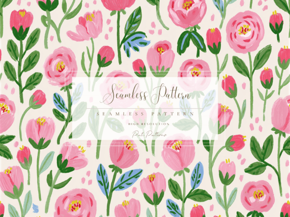 Unlocking the Potential of Your Pink Rosebud Seamless Pattern PNG with Background