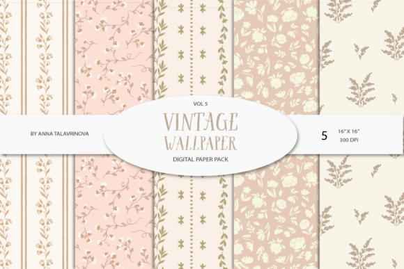Vintage Seamless Pattern VOL5: A Cottagecore Design Guide